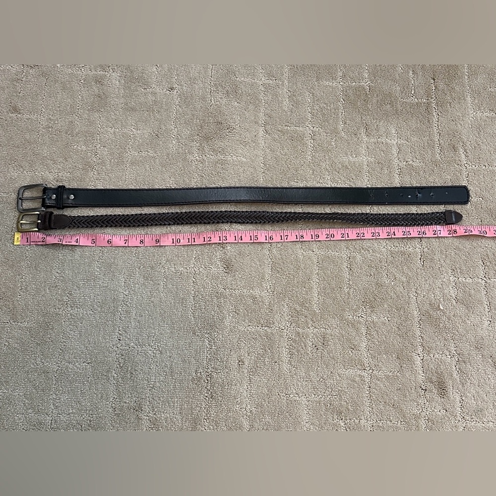 Children Place Black Leather & Brown belt